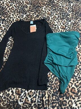 Shade & Shore Teal One-Piece Swimsuit